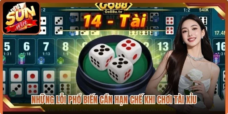 Những lỗi phổ biến cần hạn chế khi chơi tài xỉu