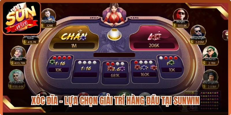 Xóc Đĩa - Lựa chọn giải trí hàng đầu tại Sunwin